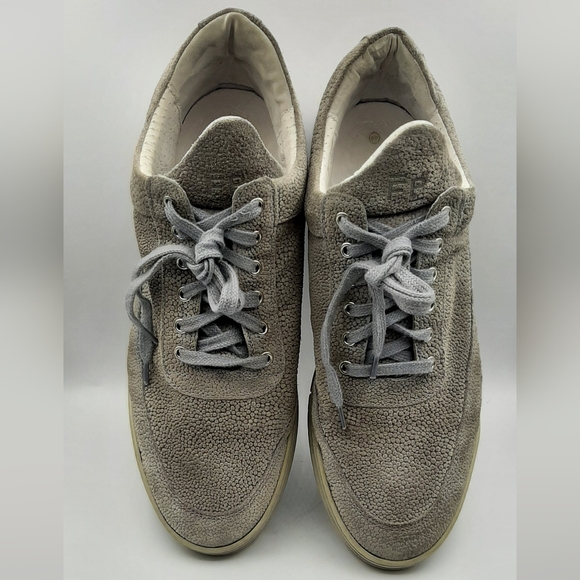 Filling Pieces Gray Leather Sneakers Men's US 11 EU 44 Handcrafted in Portugal - Picture 6 of 10